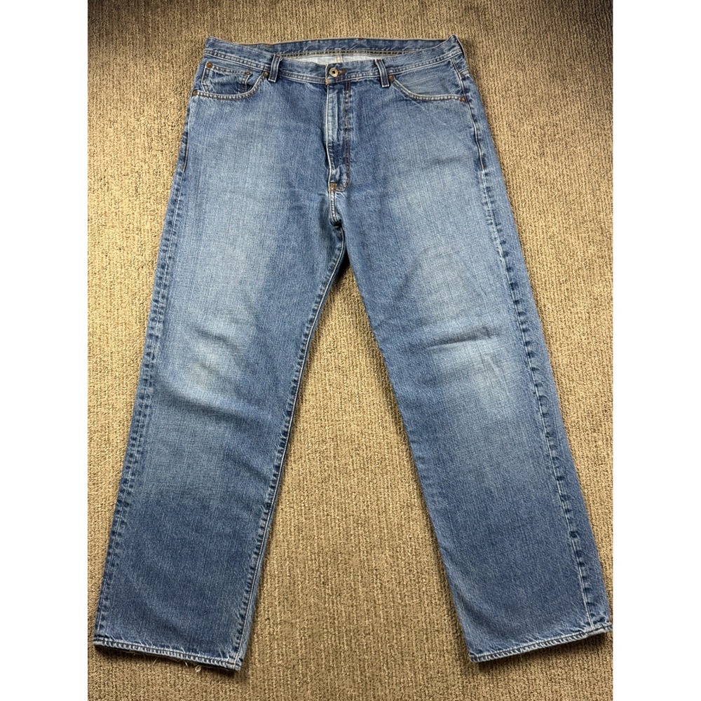Ralph Lauren Mens 36x32 Brixton Loose Fit Straight Leg Zip Fly Jeans